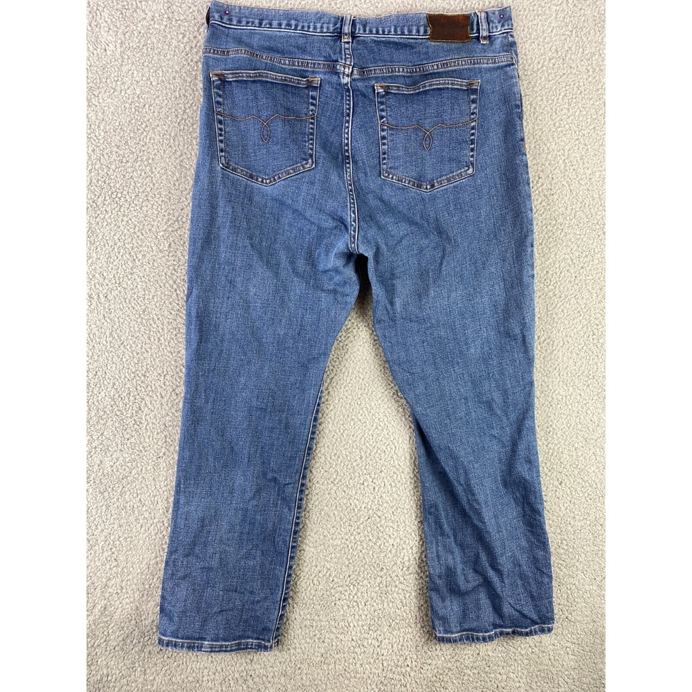 Lauren Ralph Lauren Jeans Women's 16 High Rise‎ Medium Wash Straight Leg